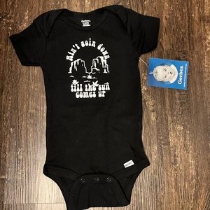 Ain’t going down till the sun comes up custom baby onesi